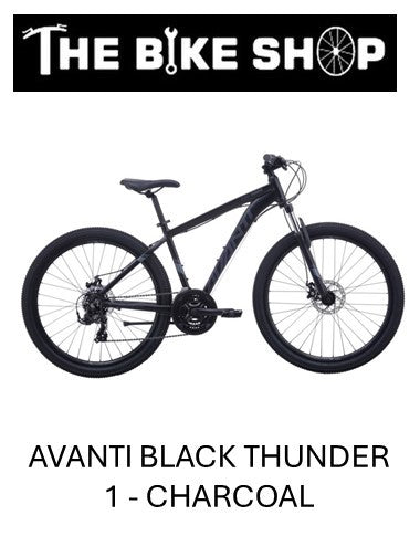 Avanti Black Thunder 1 Mountain Bike - Black Charcoal