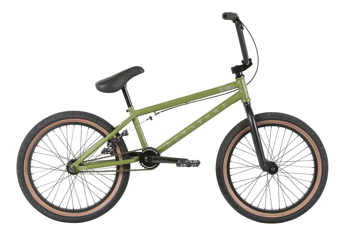 Haro Downtown 20.5 BMX Bike - Army Green